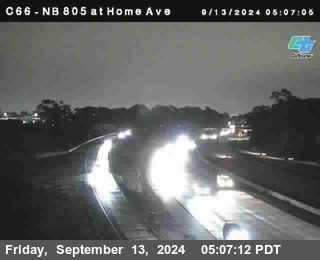 NB 805 at Home Ave (On Ramp)