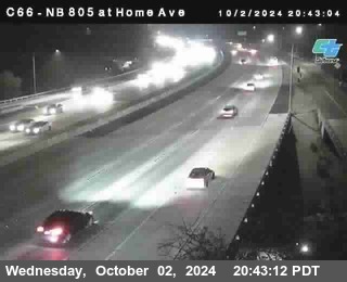 NB 805 at Home Ave (On Ramp)