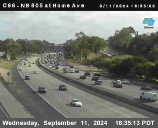 NB 805 at Home Ave (On Ramp)