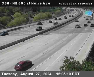 NB 805 at Home Ave (On Ramp)