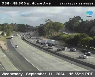 NB 805 at Home Ave (On Ramp)