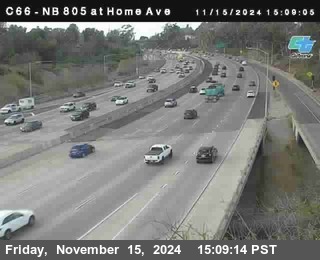 NB 805 at Home Ave (On Ramp)