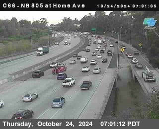 NB 805 at Home Ave (On Ramp)