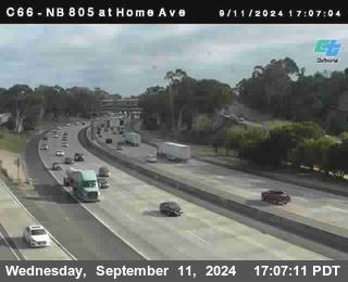 NB 805 at Home Ave (On Ramp)