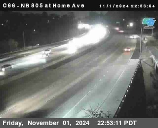 NB 805 at Home Ave (On Ramp)