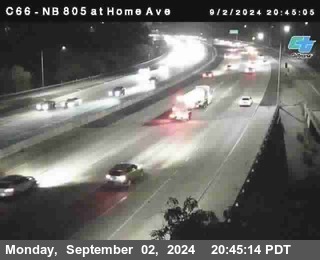 NB 805 at Home Ave (On Ramp)