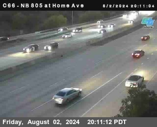 NB 805 at Home Ave (On Ramp)