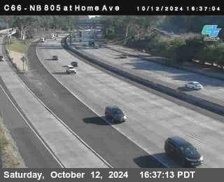 NB 805 at Home Ave (On Ramp)