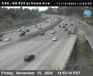 NB 805 at Home Ave (On Ramp)