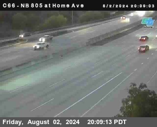 NB 805 at Home Ave (On Ramp)