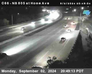 NB 805 at Home Ave (On Ramp)