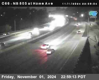 NB 805 at Home Ave (On Ramp)