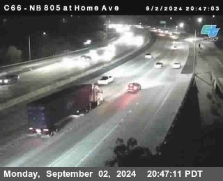 NB 805 at Home Ave (On Ramp)