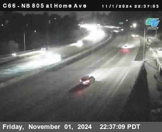 NB 805 at Home Ave (On Ramp)