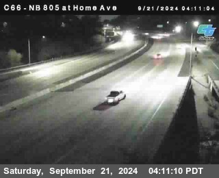 NB 805 at Home Ave (On Ramp)