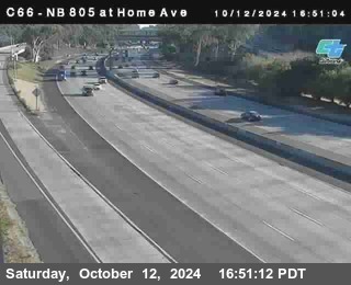 NB 805 at Home Ave (On Ramp)