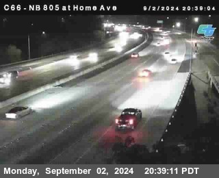 NB 805 at Home Ave (On Ramp)