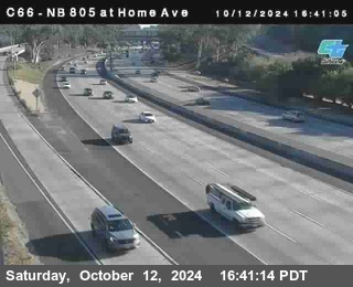 NB 805 at Home Ave (On Ramp)