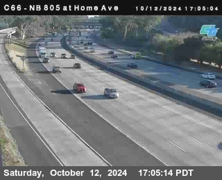 NB 805 at Home Ave (On Ramp)