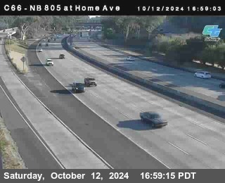 NB 805 at Home Ave (On Ramp)