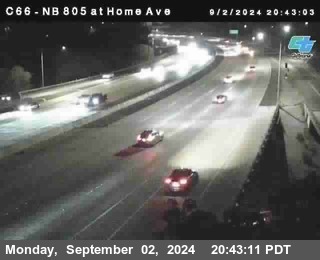 NB 805 at Home Ave (On Ramp)