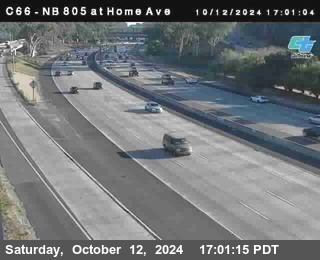 NB 805 at Home Ave (On Ramp)