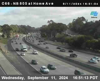 NB 805 at Home Ave (On Ramp)