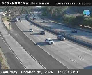 NB 805 at Home Ave (On Ramp)