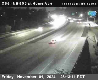 NB 805 at Home Ave (On Ramp)