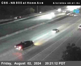 NB 805 at Home Ave (On Ramp)