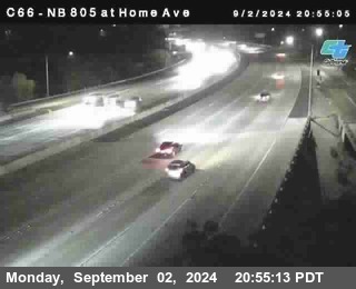 NB 805 at Home Ave (On Ramp)