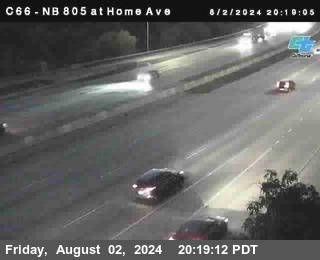 NB 805 at Home Ave (On Ramp)