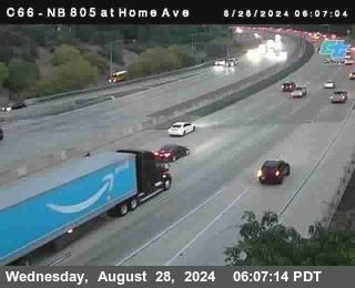 NB 805 at Home Ave (On Ramp)