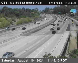 NB 805 at Home Ave (On Ramp)