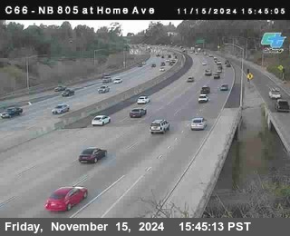 NB 805 at Home Ave (On Ramp)