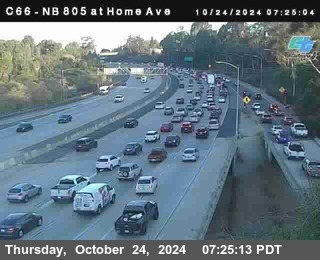 NB 805 at Home Ave (On Ramp)