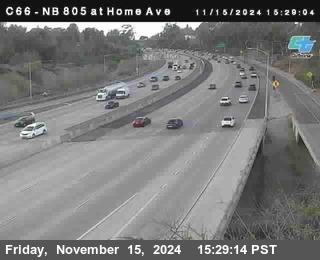 NB 805 at Home Ave (On Ramp)