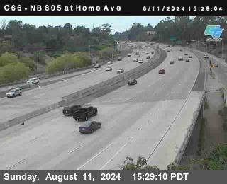 NB 805 at Home Ave (On Ramp)