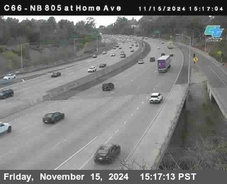 NB 805 at Home Ave (On Ramp)