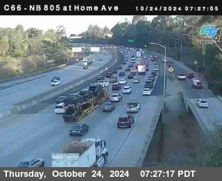 NB 805 at Home Ave (On Ramp)