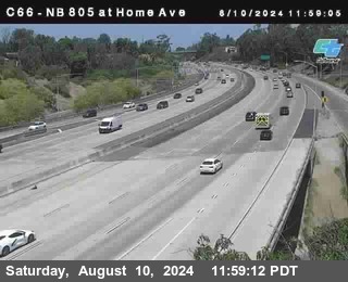 NB 805 at Home Ave (On Ramp)