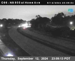 NB 805 at Home Ave (On Ramp)