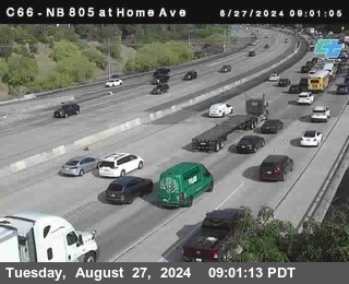 NB 805 at Home Ave (On Ramp)