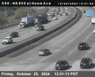 NB 805 at Home Ave (On Ramp)