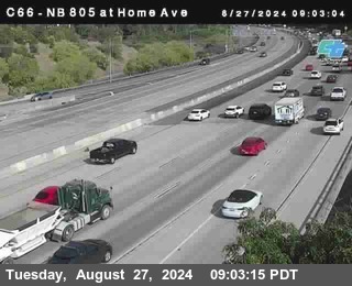 NB 805 at Home Ave (On Ramp)