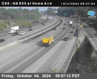 NB 805 at Home Ave (On Ramp)