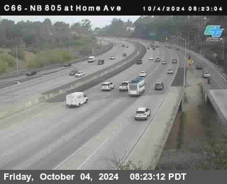 NB 805 at Home Ave (On Ramp)