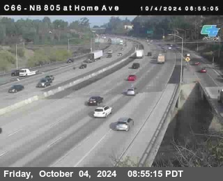 NB 805 at Home Ave (On Ramp)