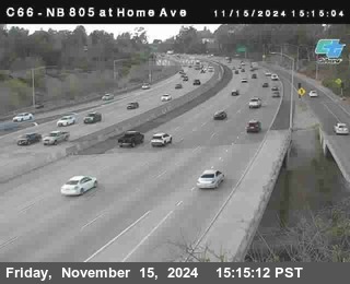 NB 805 at Home Ave (On Ramp)