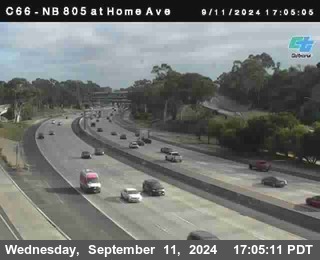 NB 805 at Home Ave (On Ramp)